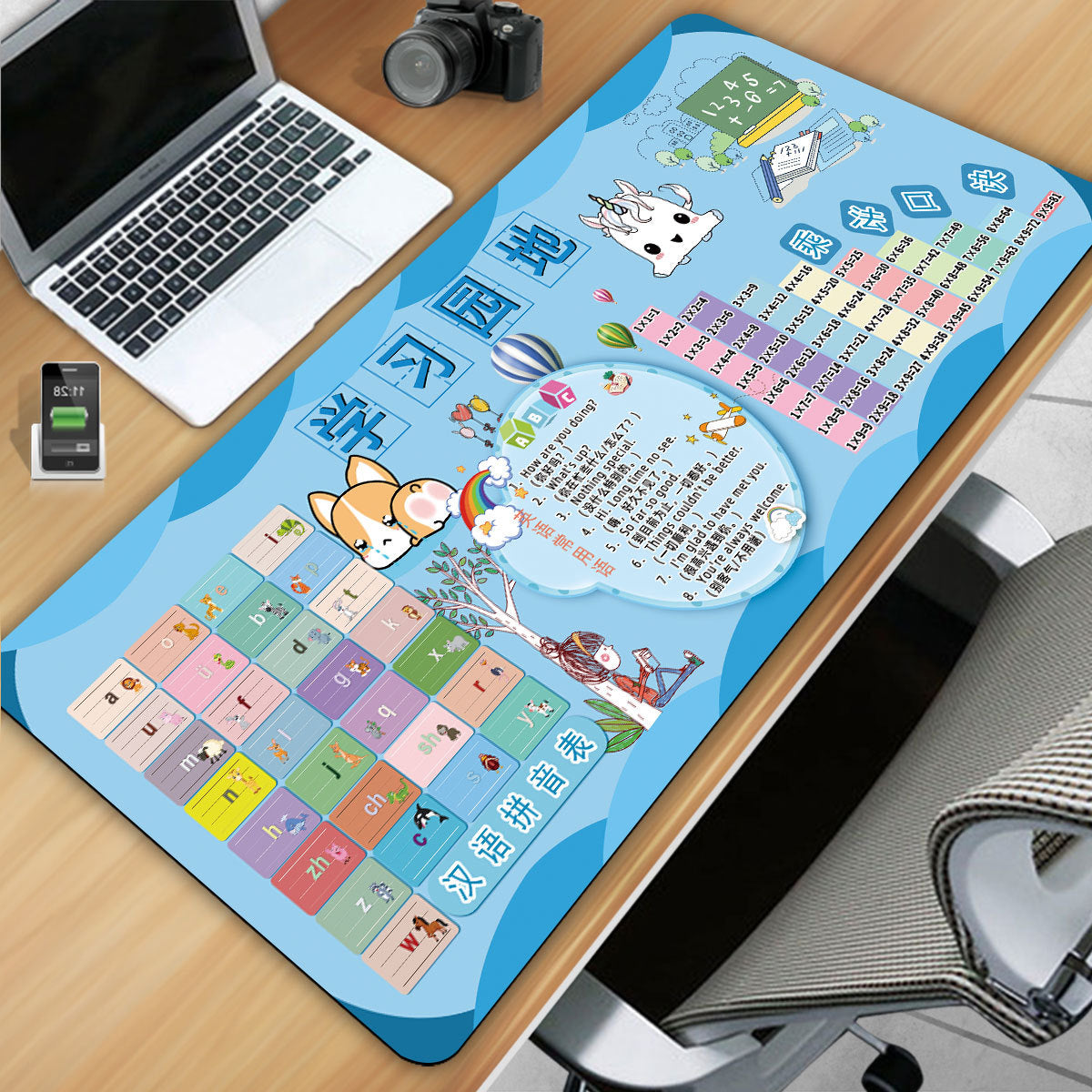 Mouse Pad Dropshipping Personalized Large English Shortcut Key Computer Office Use Cute Advertising Oversized Gaming Pad