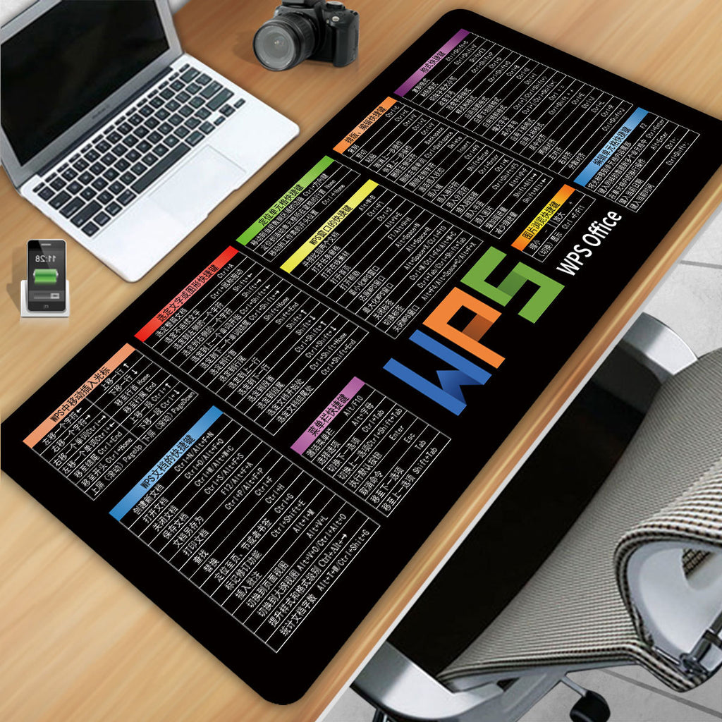 Mouse Pad Dropshipping Personalized Large English Shortcut Key Computer Office Use Cute Advertising Oversized Gaming Pad