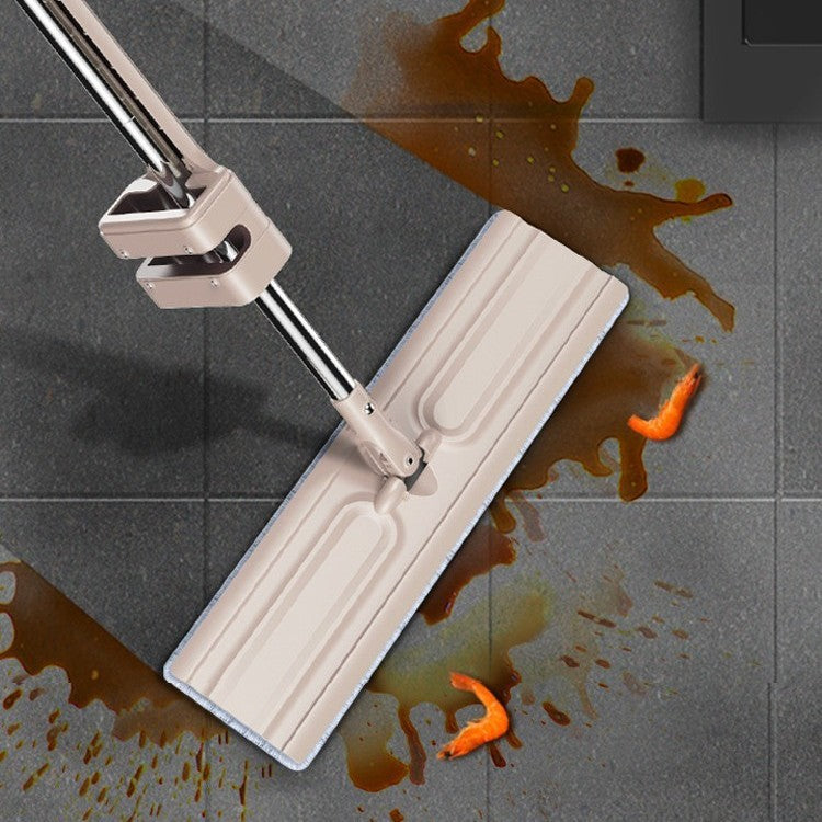 Mop for Home Use, One-Step Clean, Hands-Free, Flat New Model, Office Lazy Cleaning Tool, Floor Mop