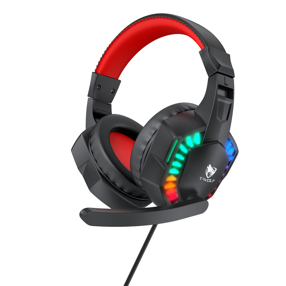 T-Wolf H120 Computer Headset Wired Gaming E-Sports Headset 3.5mm with Microphone High Quality Sound