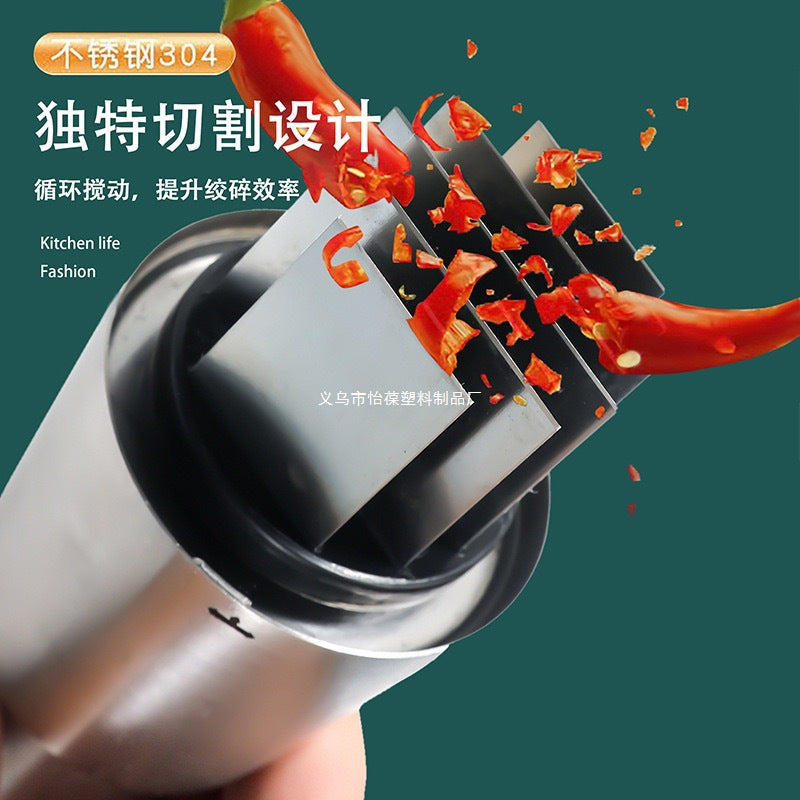 Popular Stainless Steel Garlic Press for Home Kitchen, Hand-Pressed Garlic Masher, Garlic Crusher, Garlic Peeler, Yiwu Other