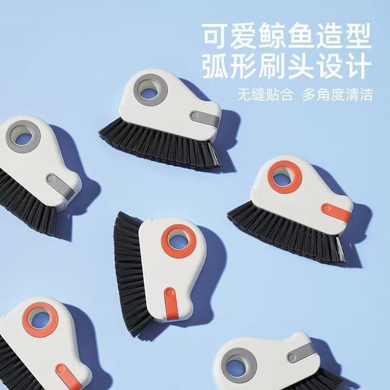 Two-In-One Groove Cleaning Brush, Gap Brush, Door and Window Gap Dust Brush, Multi-Functional Household Cleaning Tool Brush