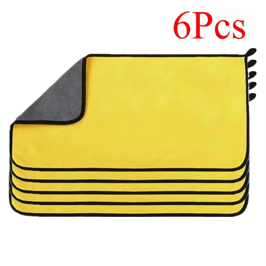 1800 Microfiber Car Wash Towel Large Car Quick Drying Cloth Super Absorbent Car Window Cleaning Towel Thicken Car Detailing Rags
