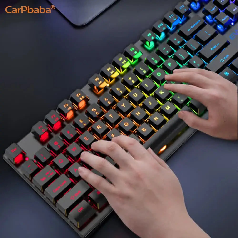 Carpbaba GX305A RGB USB Gaming Keyboard – 104 Keys