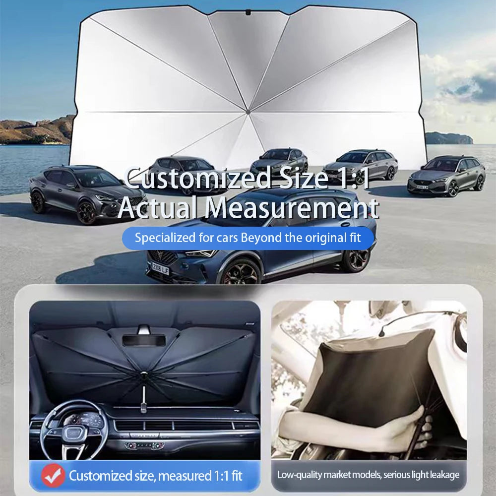 Car Windshield Sunshades Front Shading Umbrella For Hyundai I20 I30 IX20 IX25 IX35 Elantra Accent Interior Garnish Accessories
