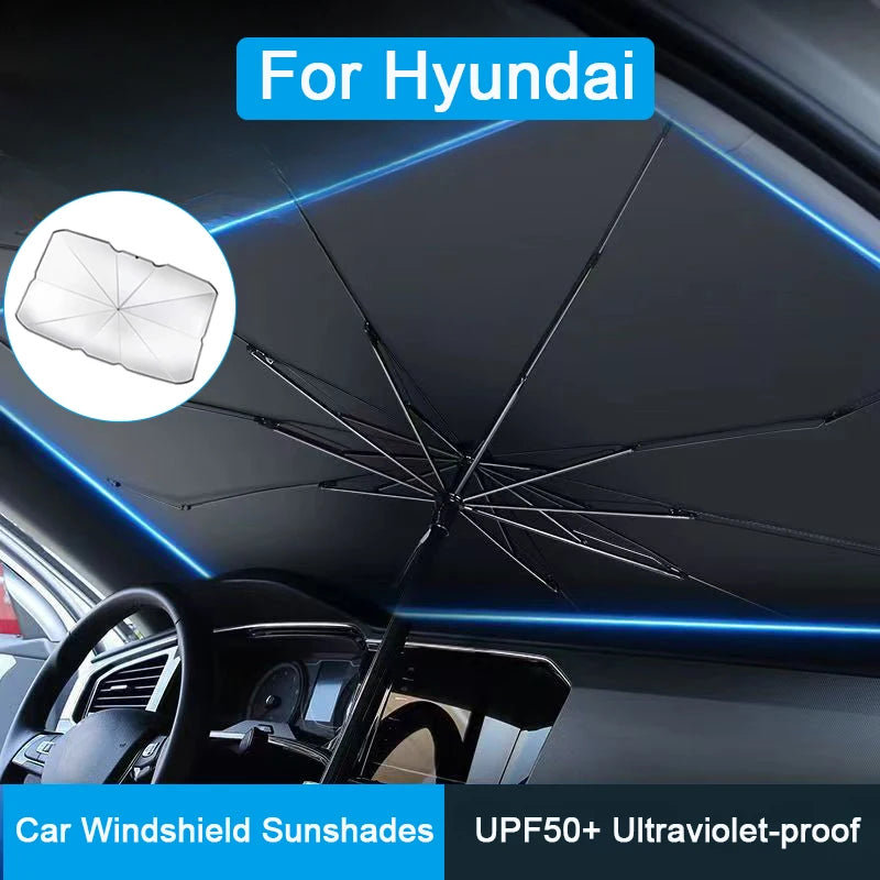 Car Windshield Sunshades Front Shading Umbrella For Hyundai I20 I30 IX20 IX25 IX35 Elantra Accent Interior Garnish Accessories