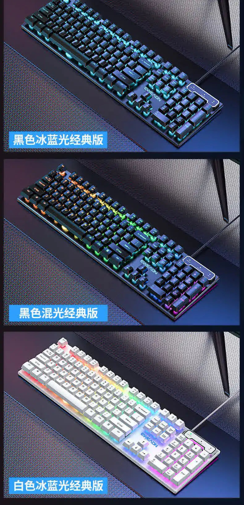 Carpbaba GX305A RGB USB Gaming Keyboard – 104 Keys
