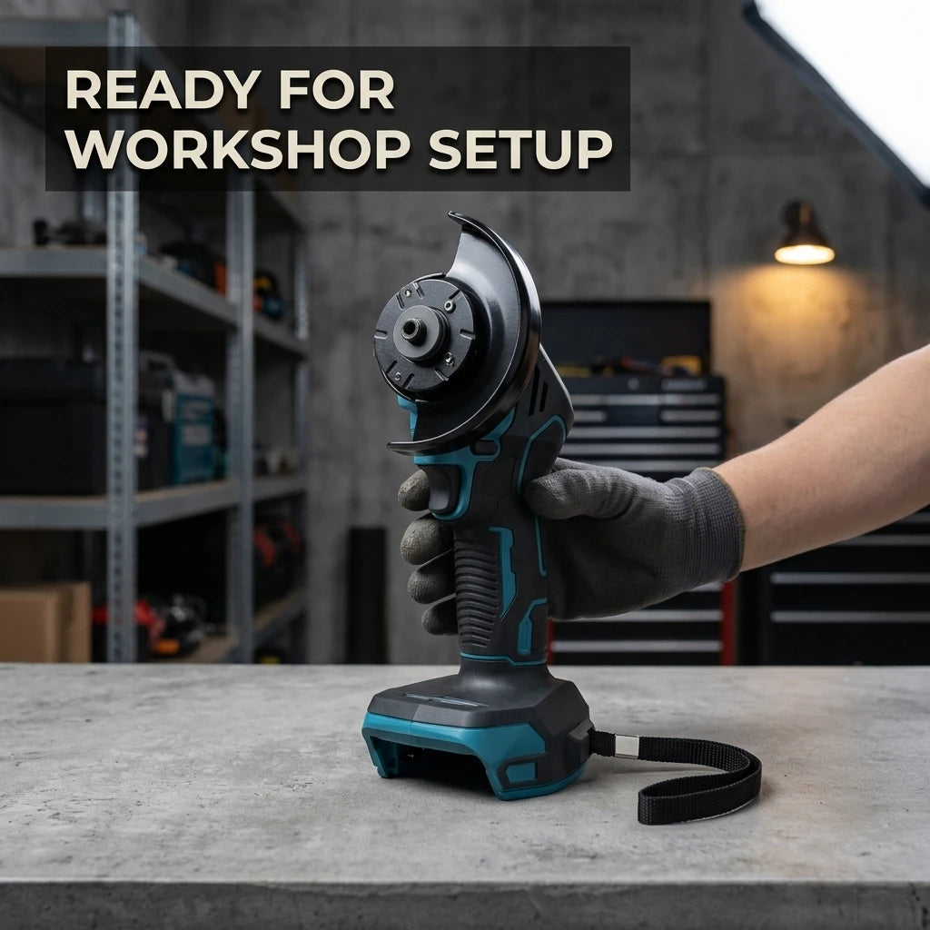 Wireless Angle Grinder Set Multifunctional Home Polishing Machine For Metal Cutting, Wood Polishing, Rust Removal And Polishing