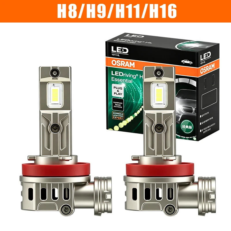 OSRAM Original H11 H8 H7 LED Headlamp Bulb Canbus Error Free 1:1 Car Lamp Plug&Play Turbo 9005 HB3 9006 HB4 H10 LED Headlight