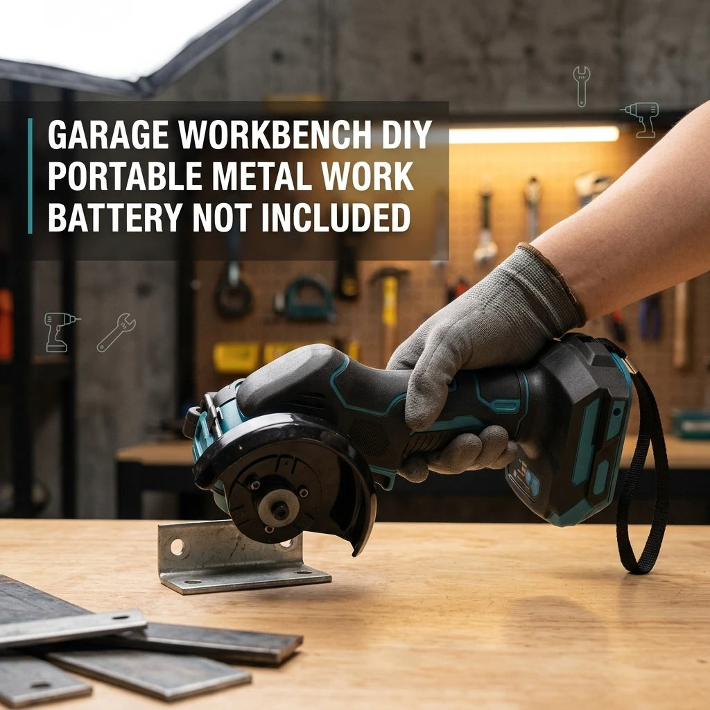 Wireless Angle Grinder Set Multifunctional Home Polishing Machine For Metal Cutting, Wood Polishing, Rust Removal And Polishing